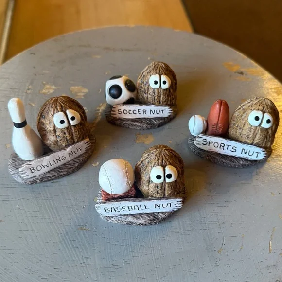New- Your choice of one Novelty Nut Figurines Hilarious Adorable and Fun - Picture 12 of 14